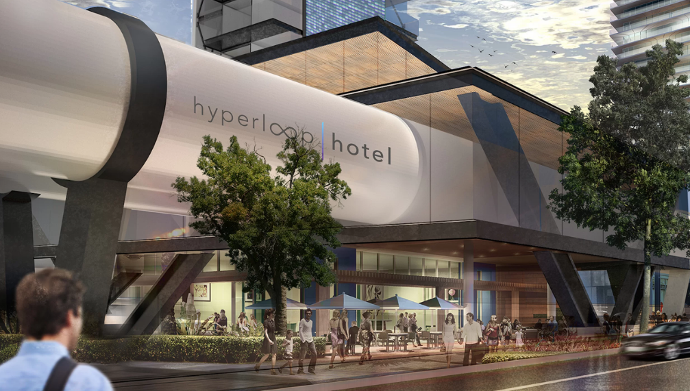 Hyperloop Hotel - роскошное путешествие будущего